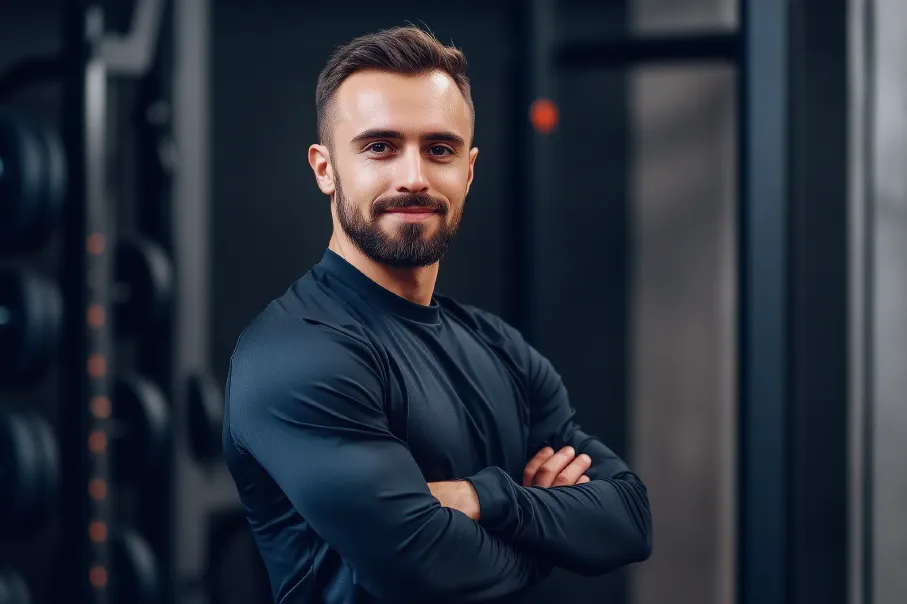 sg_mj_a_welcoming_athletic_trainer_in_the_gym_dressed_smart_cas_5233b637-50ae-4660-b55a-0ea1f9f68f10